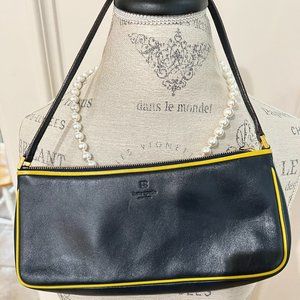 Kate Spade Blue Leather Shoulder Clutch